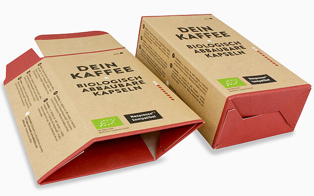 Bedruckte Schachteln aus Recyclingkarton