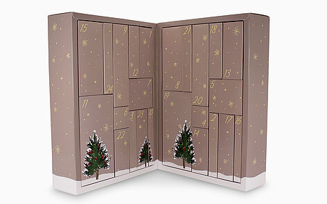 Buch Adventskalender aufklappbar 
