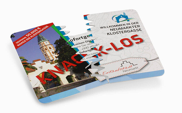 Knacklose für Kaufhäuser und Shoppingmalls