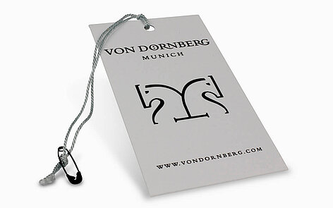 Anhängeetiketten für Bekleidung