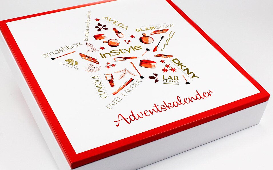 Doppelwandiger Deckel für Adventskalender
