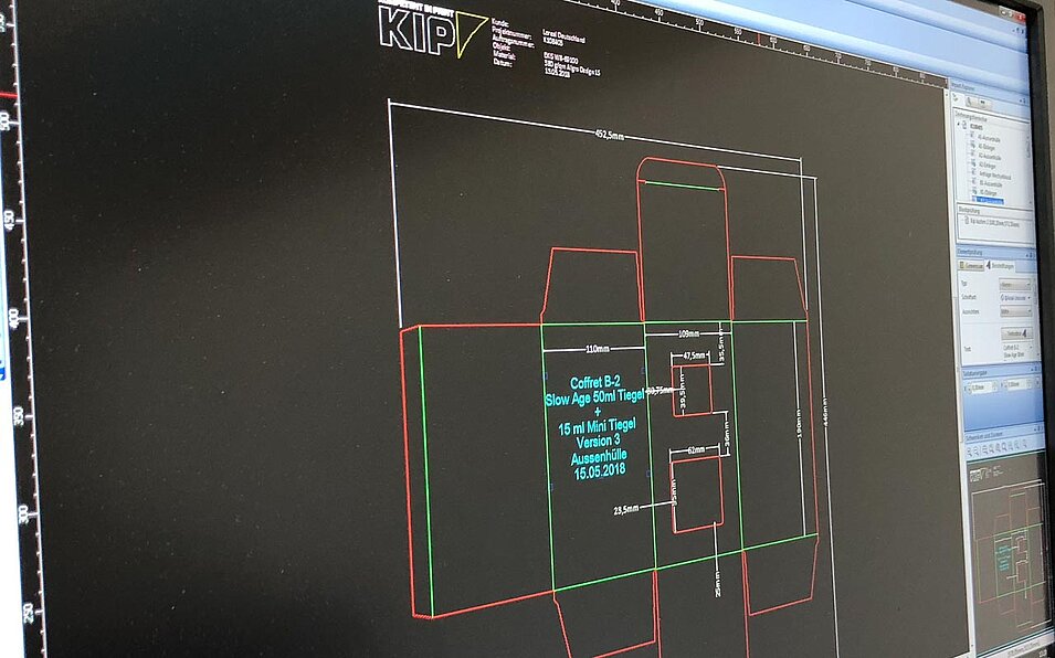 CAD-Faltschachtelentwicklung