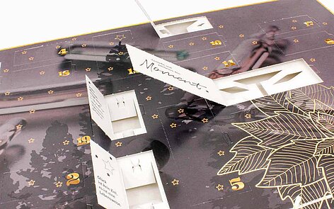 Adventskalender für Kosmetik-Ampullen 