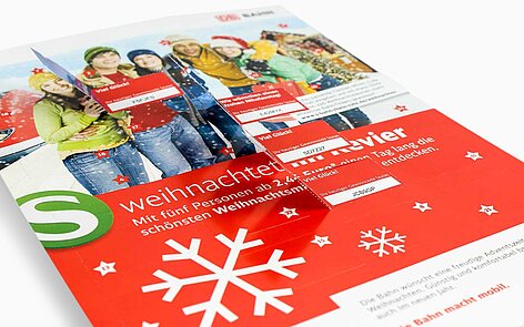 Bedruckter Türchenkalender