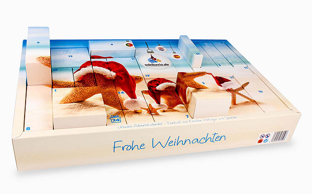 24er Faltschachteladventskalender