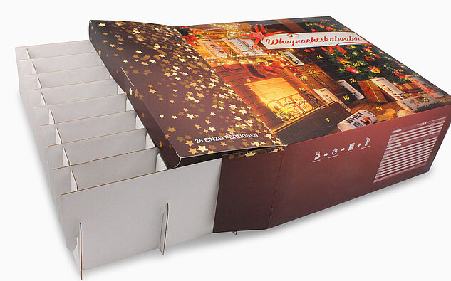 Adventskalender befüllbar mit Produkten