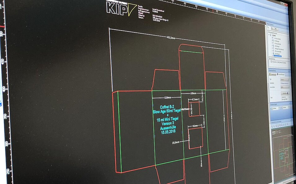 Verpackungsentwicklung bei Kip