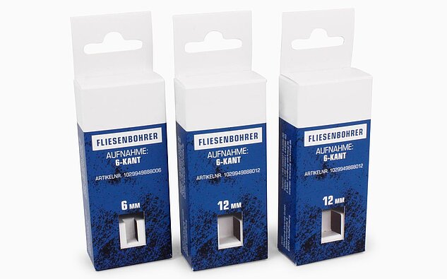 Aufhängeschachtel aus Vollkarton Aufhängeschachtel aus Vollkarton