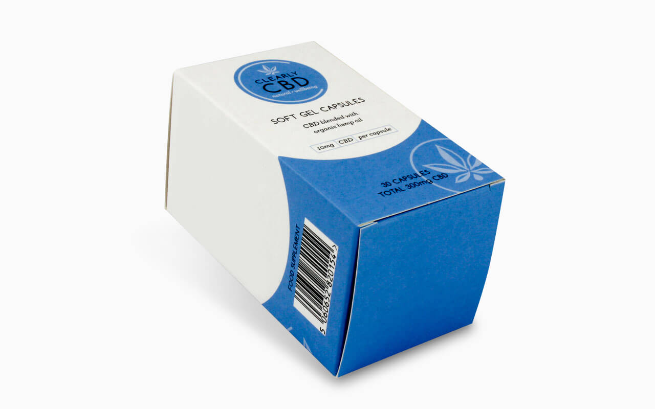 Standard-Faltschachtel für CBD Öl