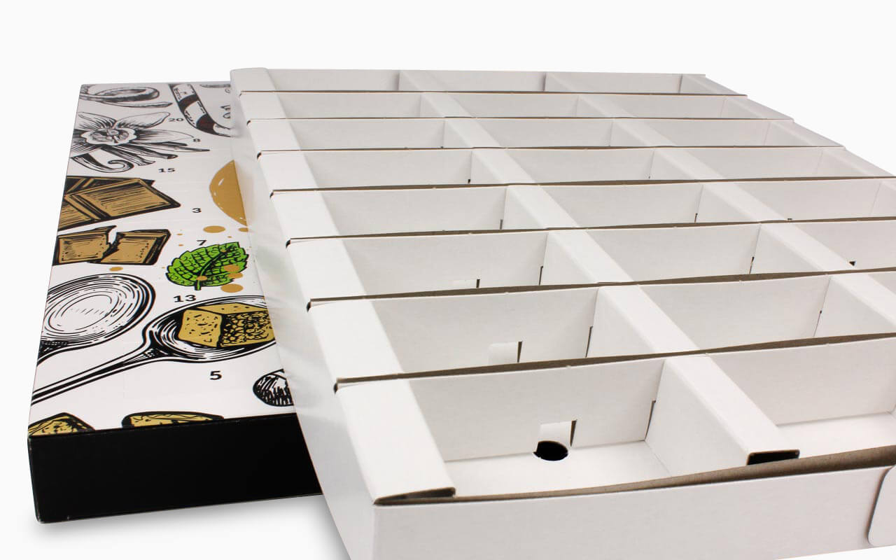 Nachhaltiger Adventskalender aus Vollkarton