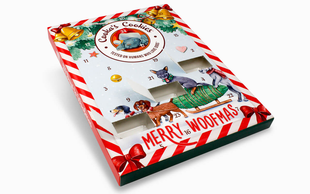 Tier Adventskalender bedruckt