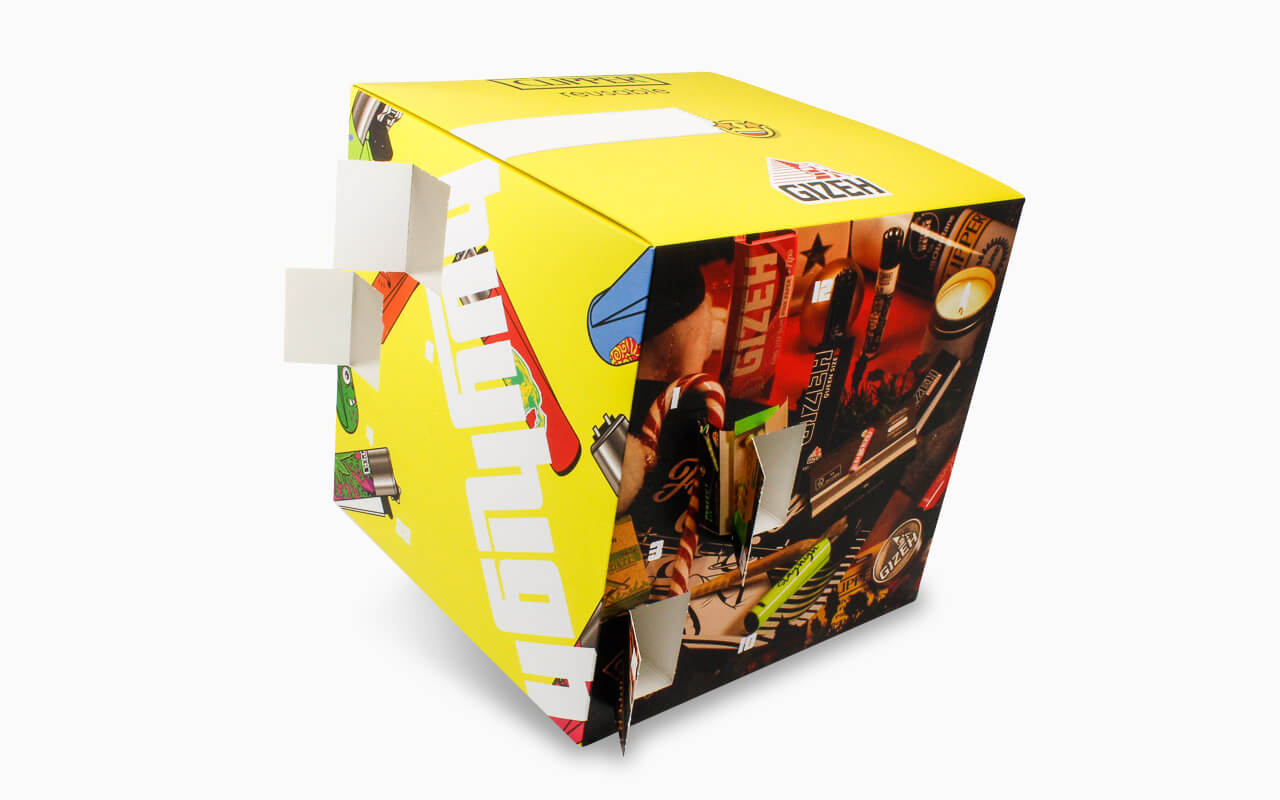 Adventskalender als Würfel zum Befüllen