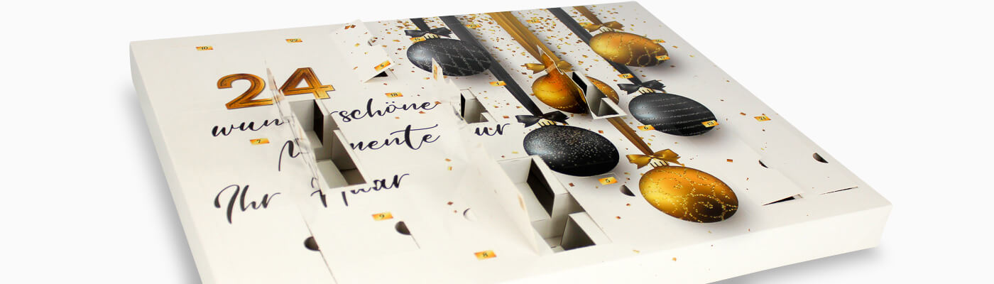 Kosmetik Adventskalender befüllbar 