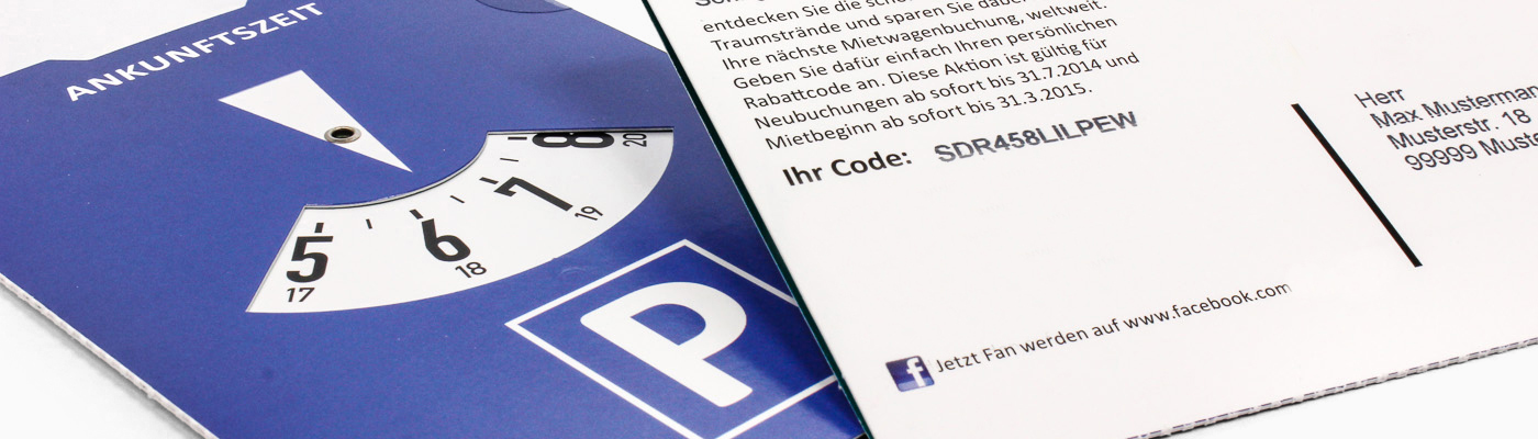 Personalisierung inkl. Rabattcode als Mailing