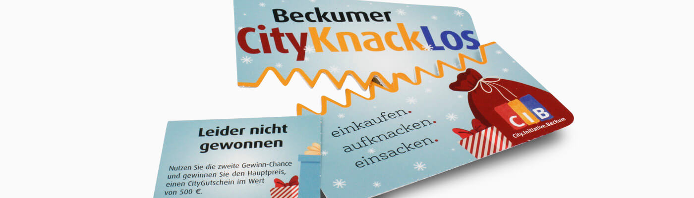 Knacklos für Citymarketing