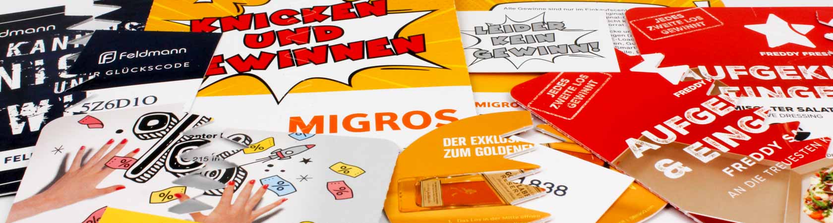 Gewinnspiele mit innenliegenden Coupon | Knacklose