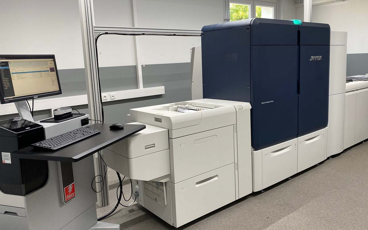 Die neue Digitaldruckmaschine bei Kip von XEROX