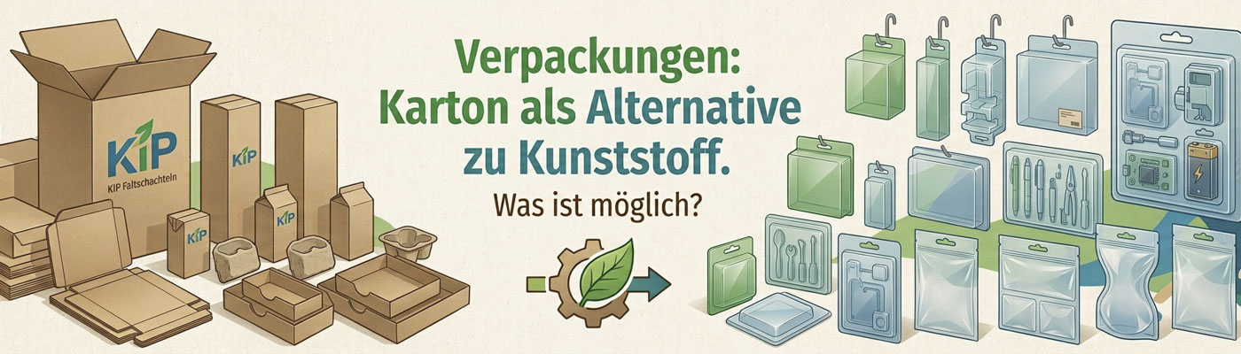 Kartonverpackungen vs. Kunststoffverpackungen Kartonverpackungen vs. Kunststoffverpackungen