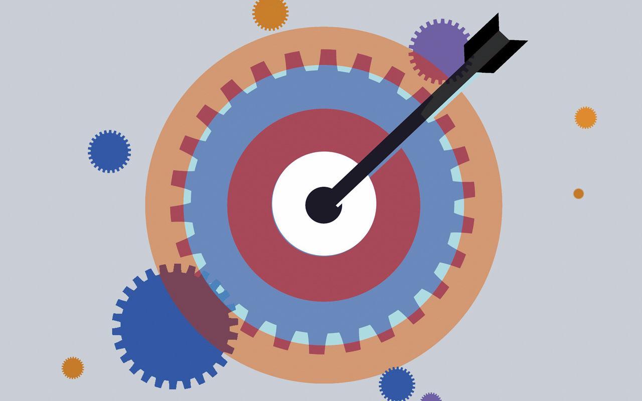 Das Ziel fest im Blick