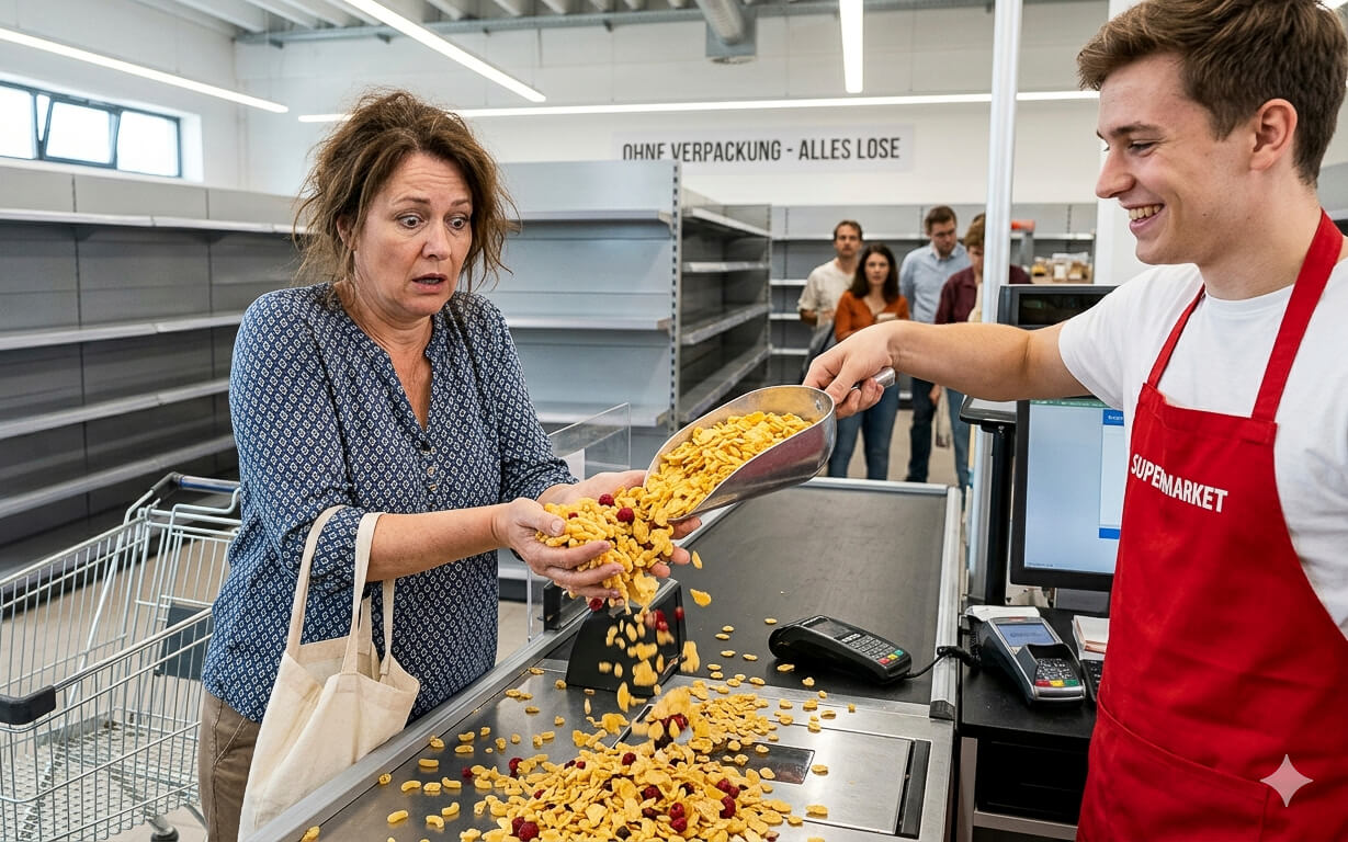 Cornflakes ohne passende Verpackung? Undenkbar! Cornflakes ohne passende Verpackung? Undenkbar!